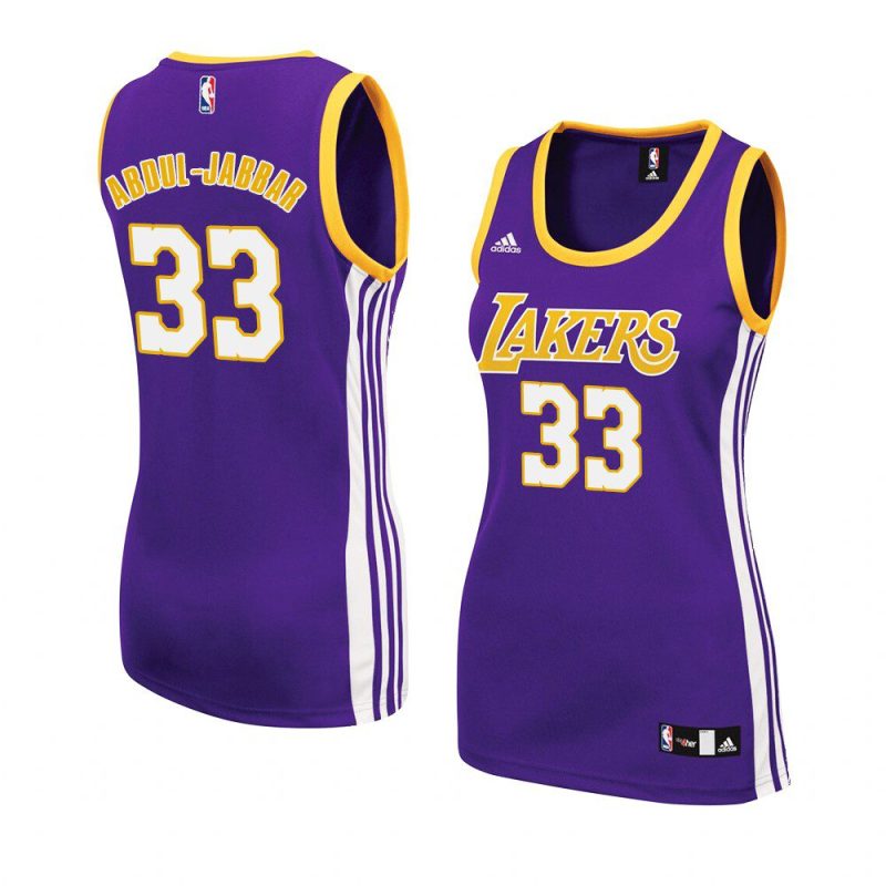 women's kareem abdul jabbar purple hardwood classics jersey